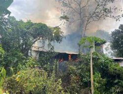 Rumah Warga di Gampong Iboih, Sabang Terbakar