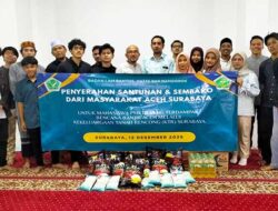 KTR Surabaya Raya Bantu Mahasiswa PMKTR asal Aceh di Surabaya