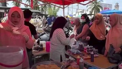 Pasar Mingguan Tualang Cut Kembali Bergeliat