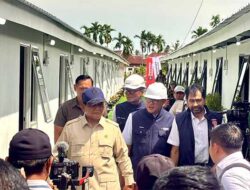 Presiden Prabowo Tinjau Huntara Korban Bencana di Aceh Tamiang