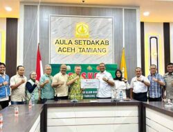 Bupati Sigi antar Bantuan LTKL ke Aceh Tamiang