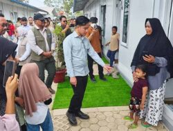 Gibran Kunjungi Huntara Gampong Bundar