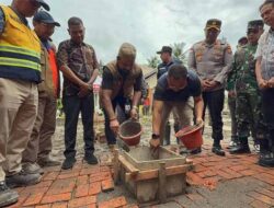 Aceh Timur Ground Breaking Huntara di Idi Rayeuk