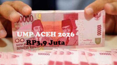 UMP Aceh 2026 Sebesar Rp3,9 Juta