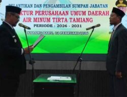 Juanda SIP Resmi Jabat Direktur PDAM Aceh Tamiang