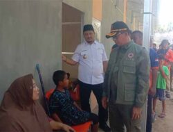 Kepala BNPB Bersama Bupati Aceh Tamiang Pastikan Kebutuhan Terpenuhi di Huntara