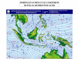 BMKG Ingatkan, Bencana Hidrometeorologi kembali Ancam Aceh