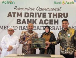 ATM Drive Thru Bank Aceh Kini Hadir di Taman Kota Banda Aceh