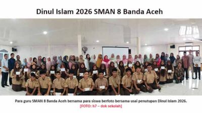Tutup Dinul Islam 2026 SMAN 8 Banda Aceh Santuni Anak Yatim