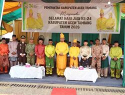 Puncak HUT ke 24 Aceh Tamiang dalam suasana Keprihatian