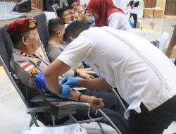 Ratusan Personel Polda Aceh Hasilkan 101 Kantong Darah