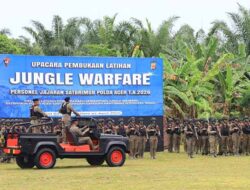 Ratusan Brimob Aceh Dilatih Taklukan Hutan