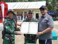 TMMD Reguler ke 128 di Wilayah Bencana Berakhir