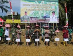 Dukung Ketahanan Pangan, Kodim Tamiang Lakukan Penaman Jagung Perdana