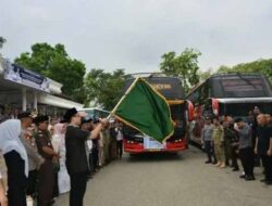 198 JCH Dilepas ke Asrama Embarkasi Aceh Sebelum Menuju Tanah Suci