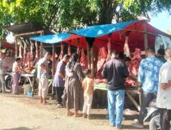 Pasar Meugang Langsa Ramai