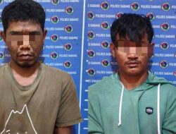Sat Resnarkoba Polres Sabang Amankan Dua Pria Pengguna Sabu