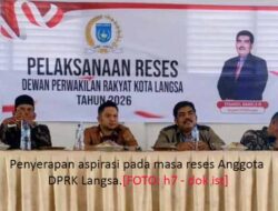 Robert Serap Aspirasi Warga Langsa Timur