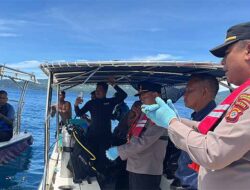 Polres Sabang Bersama Masyarakat Bersihkan Jaring Pukat di Perairan Wisata Iboih