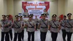 Para Pejabat Utama Polresta Banda Aceh Lakukan Sertijab