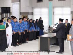 Walikota Lantik 24 Pejabat Baru di Lingkungan Pemko Sabang