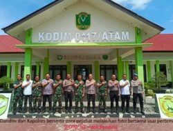 Baru Menjabat, Kapolres Silaturrahmi ke Dandim Aceh Tamiang
