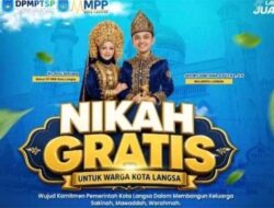 Ayo Daftar Nikah Gratis di Langsa, Lihat Syaratnya
