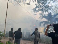Anjungan Aceh Singkil di Komplek Sabang Fair Terbakar