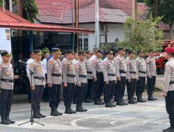 24 Personel Polres Sabang Naik Pangkat