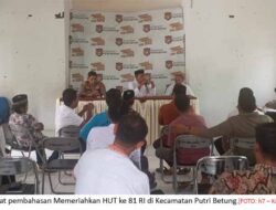 Camat Putri Betung akan Meriahkan HUT ke 81 RI