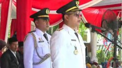 Upacara HUT ke 81 Kemerdekaan RI di Langsa