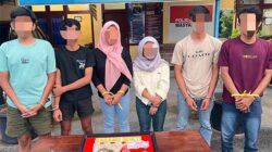 Polres Sabang Ciduk Enam Pelaku Pesta Narkoba