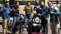 Dua Perampasan Sepeda Motor Diringkus Polresta Banda Aceh