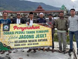 KNA Salurkan Donasi Korban Kebakaran Jagong Jeget Rp11,55 Juta