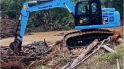 Percepat Normalisasi Krueng Langsa, Dua Excavator Dikerahkan