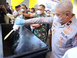 Polda Aceh Musnahkan 2.538 Pcs Cartridge Vape Mengandung Etomidate