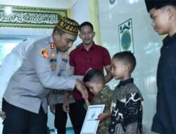 Peringati Maulid Nabi, Polres Aceh Timur Santuni Anak Yatim