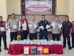 Polres Langsa Gagalkan Peredaran 46,6 kg Sabu Seludupan asal Malaysia