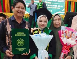 Sekred halaman7.com Zaizafuun Hulwah Raih Predikat Cumlaude pada Wisuda Unmuha Aceh