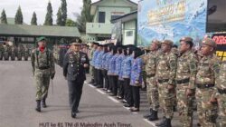Kodim Aceh Timur Gelar HUT ke 81 TNI