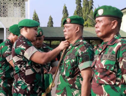 97 Prajurit Kodim Aceh Timur Naik Pangkat