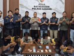 Polres Sabang Amankan Enam Terduga Judol