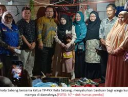 Walikota dan Ketua TP-PKK Sabang Salurkan Bantuan Warga Membutuhkan